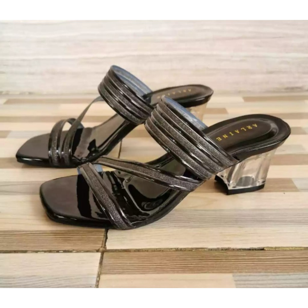 Sandal Hak Kaca  APRILIA5 Cm