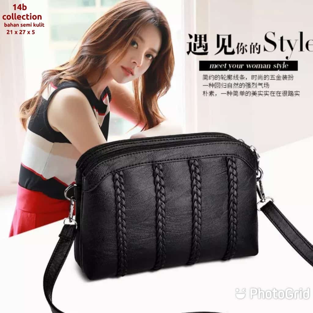 Tas Selempang Wanita Motif Pagar / Tas Bahu Wanita Cantik & Kekinian / Bayar Ditempat (COD)