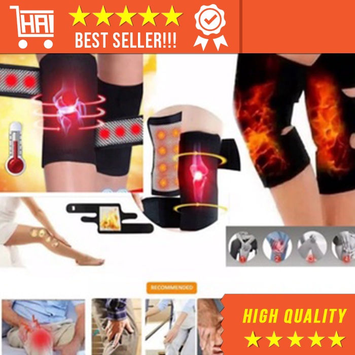 [ORIGINAL] KNEE PRESS ALAT PENYANGGA LUTUT TERAPI LUTUT ALAT PELINDUNG LUTUT MAGNETIK DENGKUL SAKIT 
