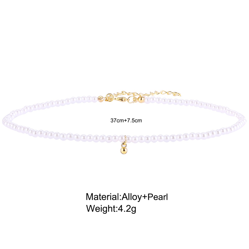 Simple Small Pearl Necklace Fashion Choker Jewerly Accessories