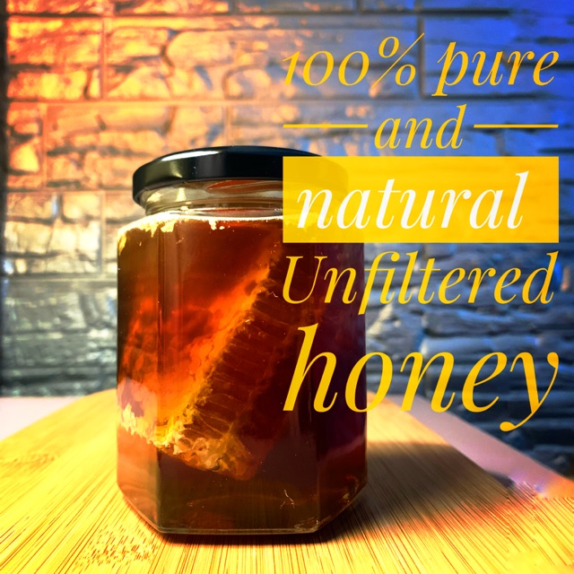 

Unfiltered Honey Vins 390gr / Madu mentah dengan sarang tanpa penyaringan