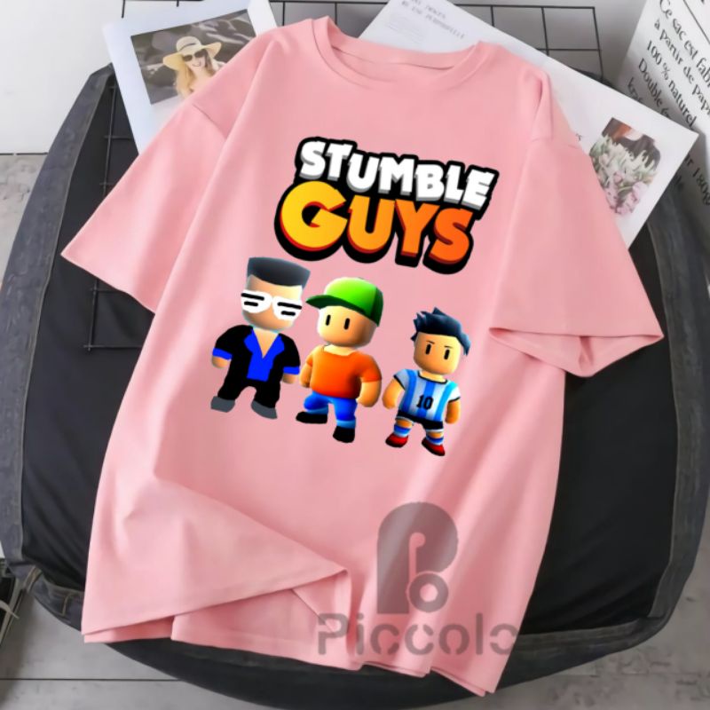 baju kaos anak stumble bahan premium