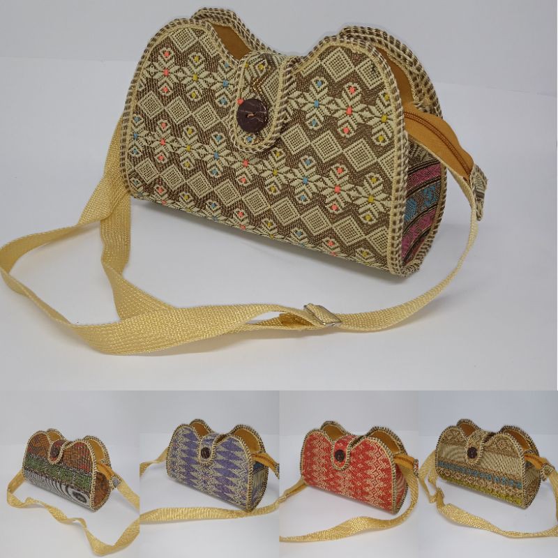  Tas  Selempang Batik Songket Wanita Tas  Etnik  Shopee 