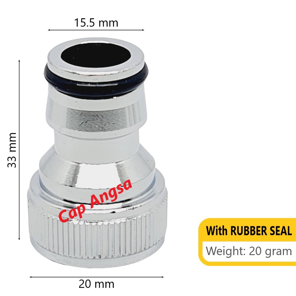 CUCUK KRAN TAMAN SELANG INLET MESIN CUCI SAMBUNGAN QUICK RELEASE JET CLEANER HOSE CONVERTER ADAPTER ADAPTOR