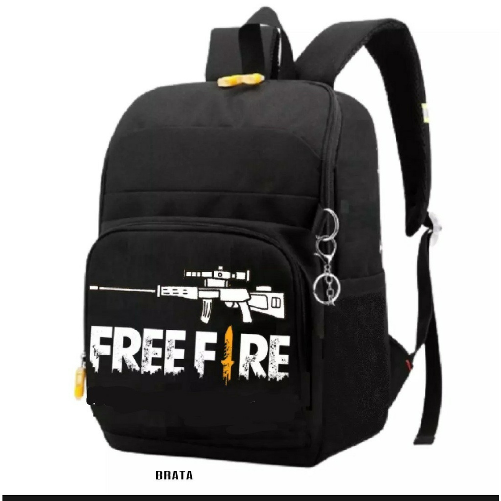 NIQABIS Tas Ransel Anak Laki Laki Gamers FREE FIRE Tas Sekolah Anak SD Tas Ransel Anak Cowok Murah