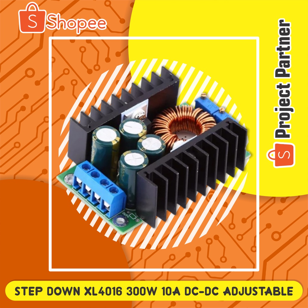 Step Down XL4016 300W 10A DC-DC Adjustable Step Down Buck Converter 5-40V To 1.2-35V Power Supply MB