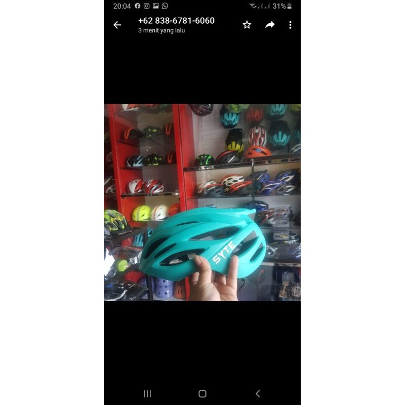 helm sepeda syte road bike