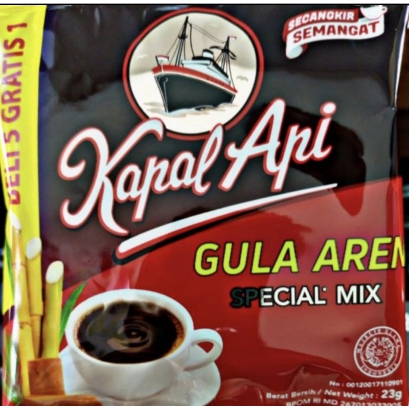 kopi susu kapal api 10x31 gr / kopi kapal api gula aren renceng/kapal api fresco renceng