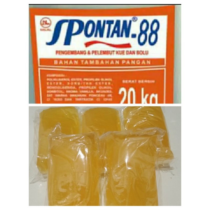 SP / Pengembang kue / pengemulsi kue Merk Spontan 50 gr dan 100gr