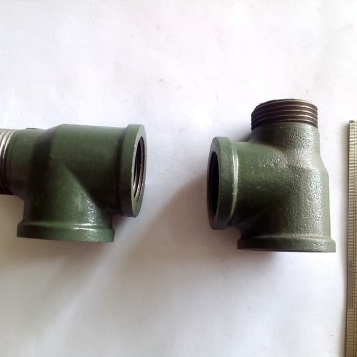 PTMndri - TEE / T JET PUMP 3 WAYS 1" BESI BAJA TEBAL / SPARE PART POMPA AIR