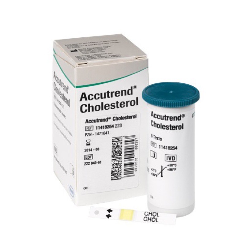 Accutrend Strip Cholesterol / Accutrend Cholesterol EXP 08/2026
