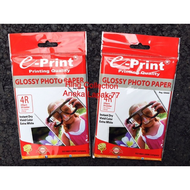 

Senikertas- Kertas Photo 4R / Glossy Paper Photo 4R -Kertas-Seni.