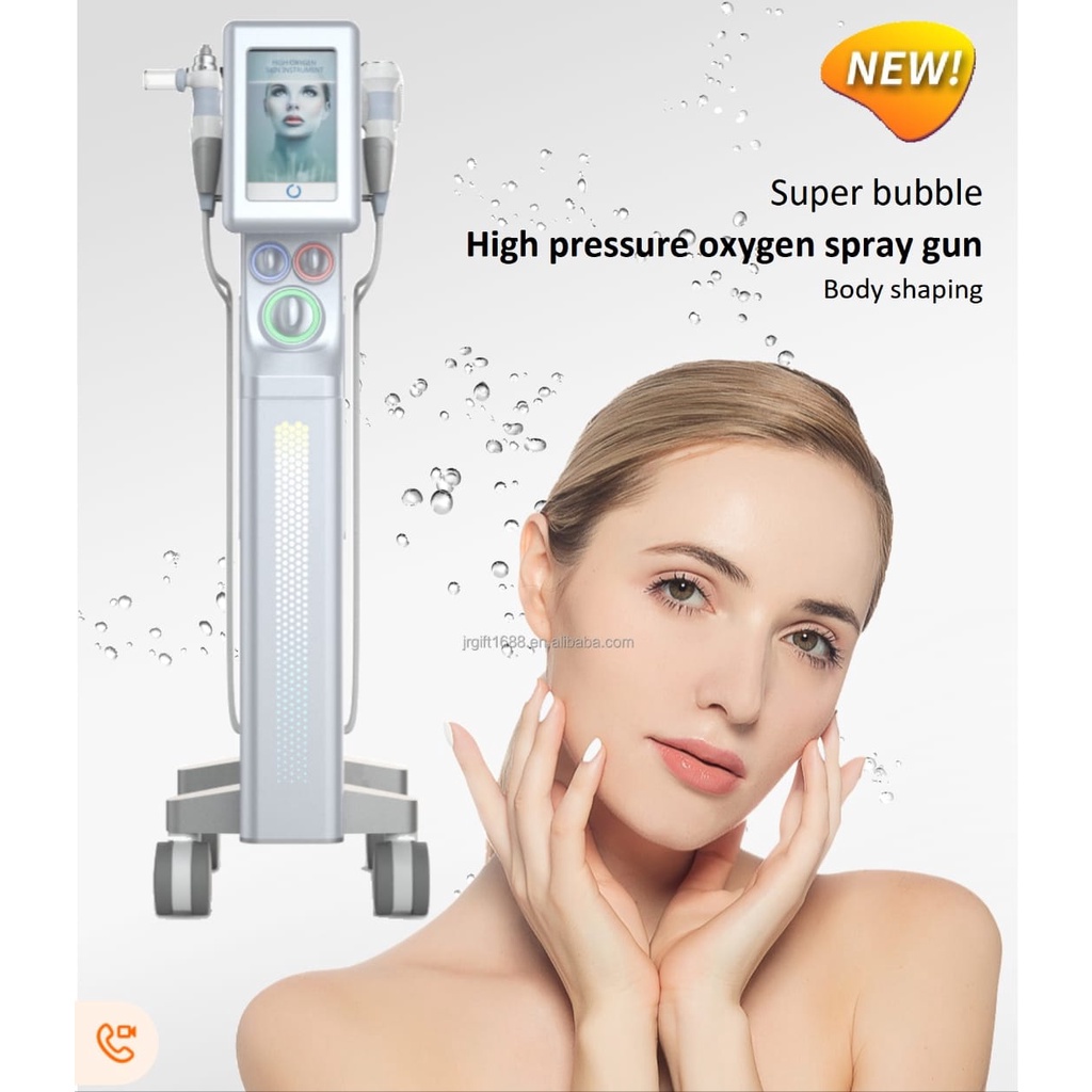 Hydra diamond microdermabrasion facial machine Ashe Super Bubble 6in1 for salon and clinic