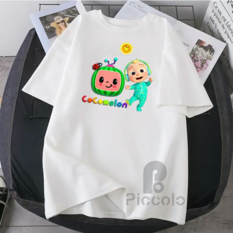 BAJU KAOS ANAK COCOMELON kaos anak baju anak kado ulang tahun (free nama