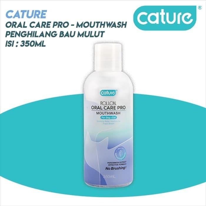 CATURE ROLLON MOUTHWASH FOR DOG & CAT 350 ML / PEMBERSIH MULUT
