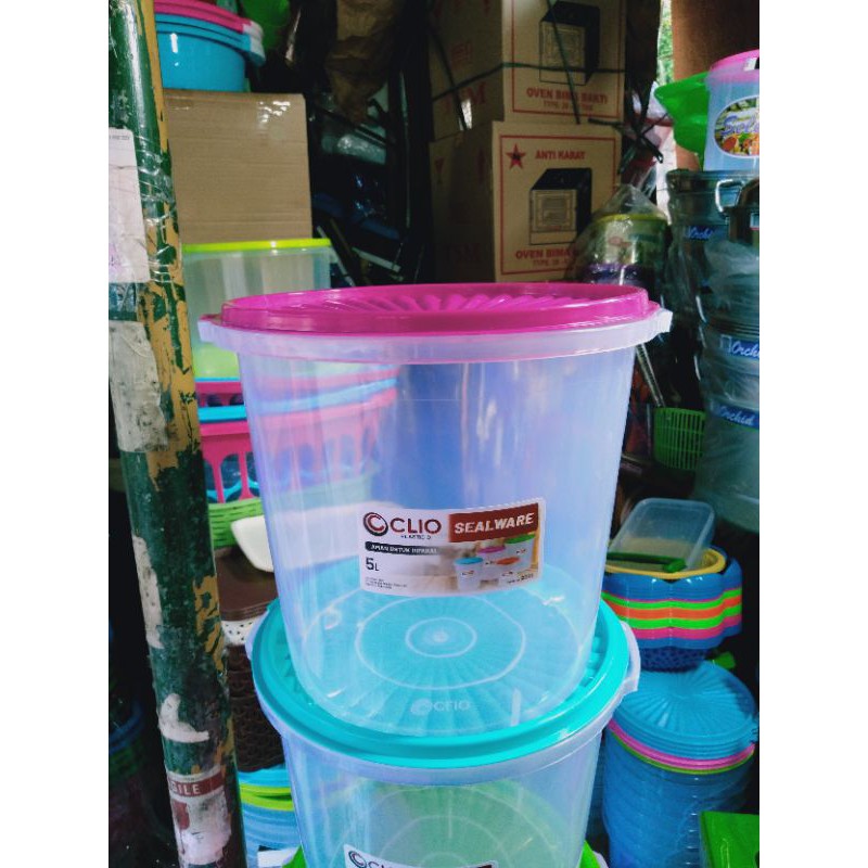 TERMURA!! Toples 5-10-15 Liter Clio / Toples Plastik / Toples Kue