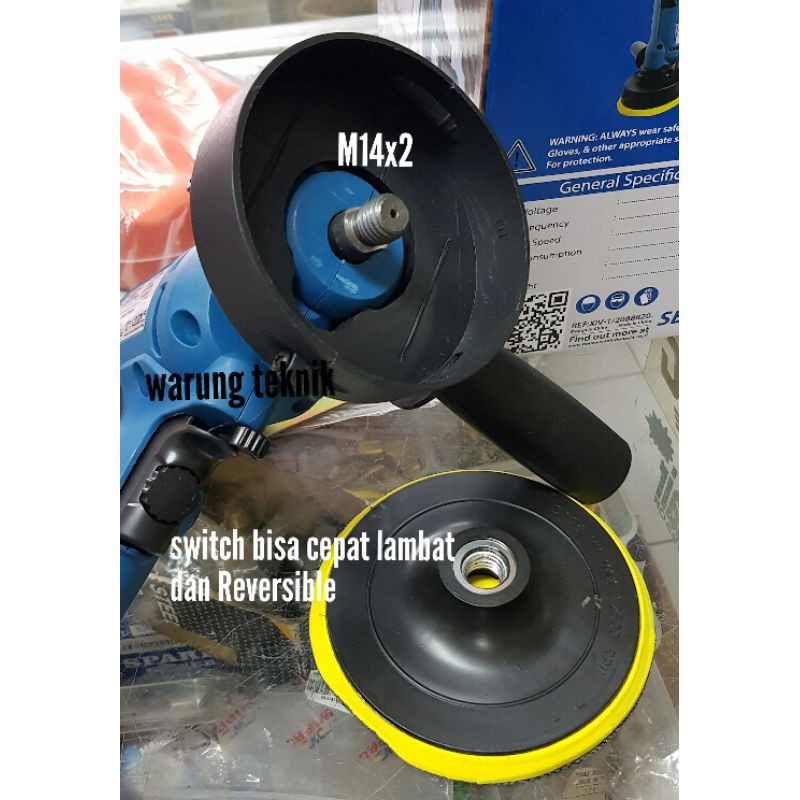 MESIN POLES MOTOR MOBIL 125 MM 5 INCH BENZ ELECTRIC POLISHER