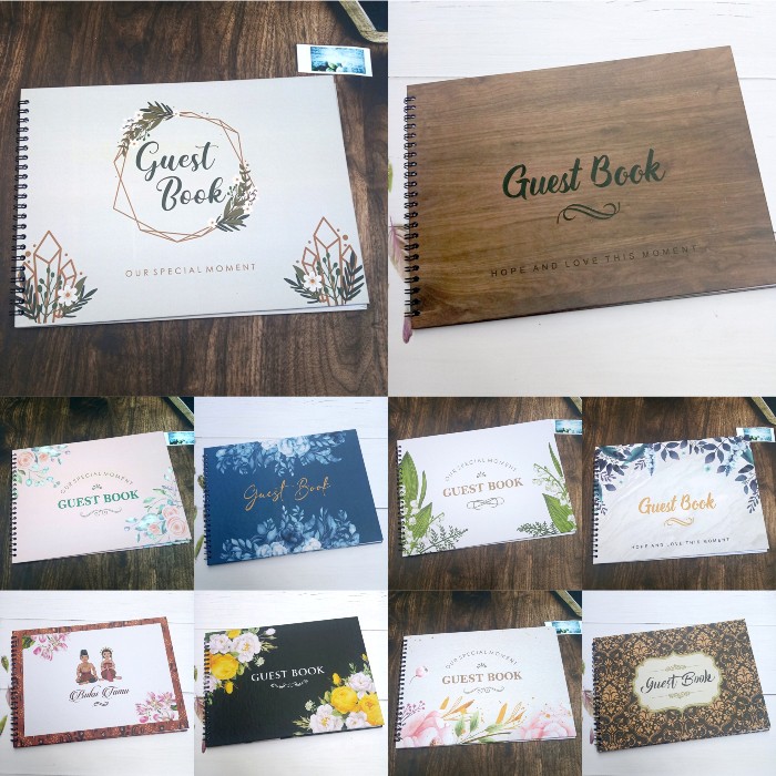 BUKU TAMU/GUEST BOOK HARD COVER SERI 1 READY STOCK | Shopee Indonesia