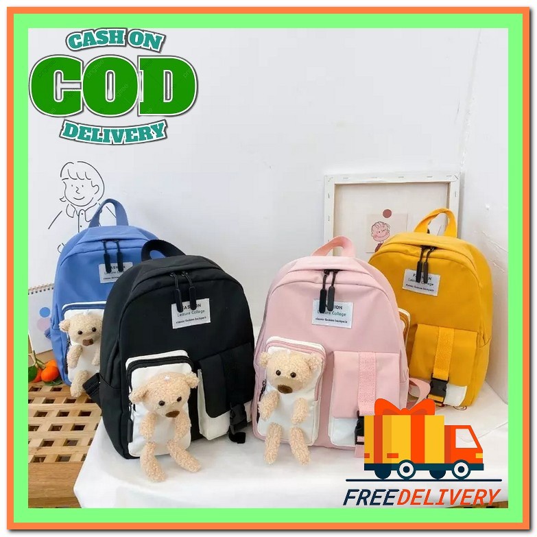 Tas Ransel Anak Boba Viral Sekolah Paud Tk Sd Smp Sma Import Besar Ringan Model Kartun Marvel Tayo T