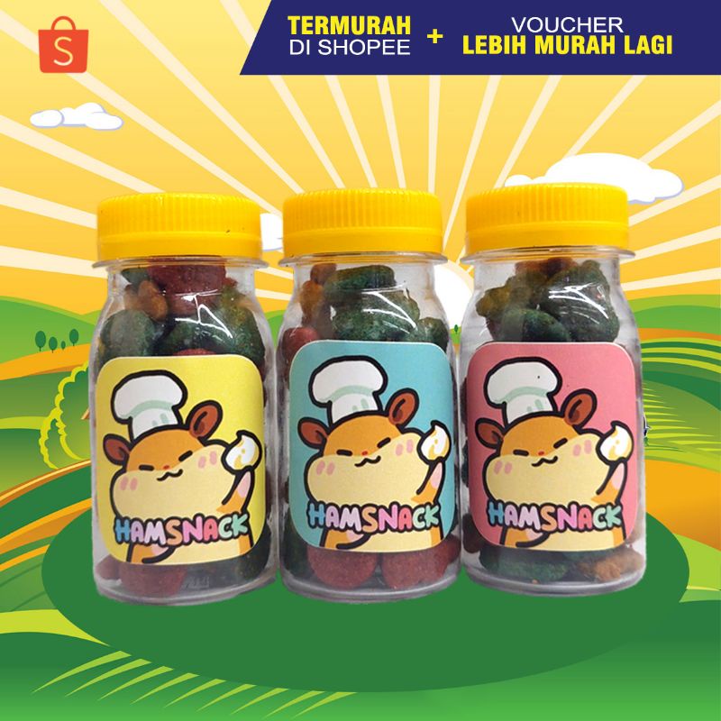 HAMSNACK BEEF - Makanan Hamster Camilan Hamster Snack Hamster Landak Mini Beef Daging Sapi