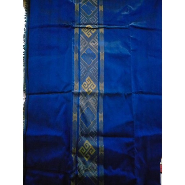 Kain Tenun Ikat Troso Ikat Jepara 3 meter warna Biru