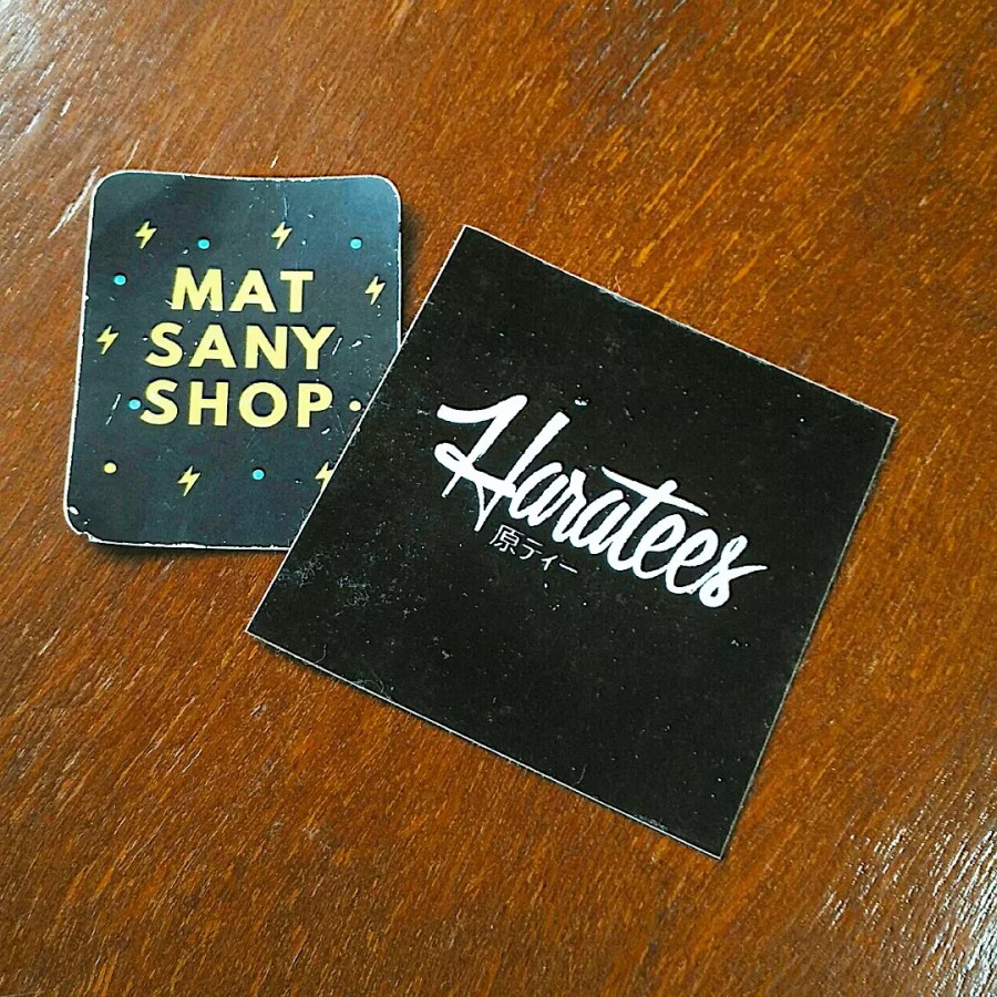 

STIKER STICKER GAMBAR TEMPEL TEMPELAN JADUL LAWAS HARATEES CLOTHING