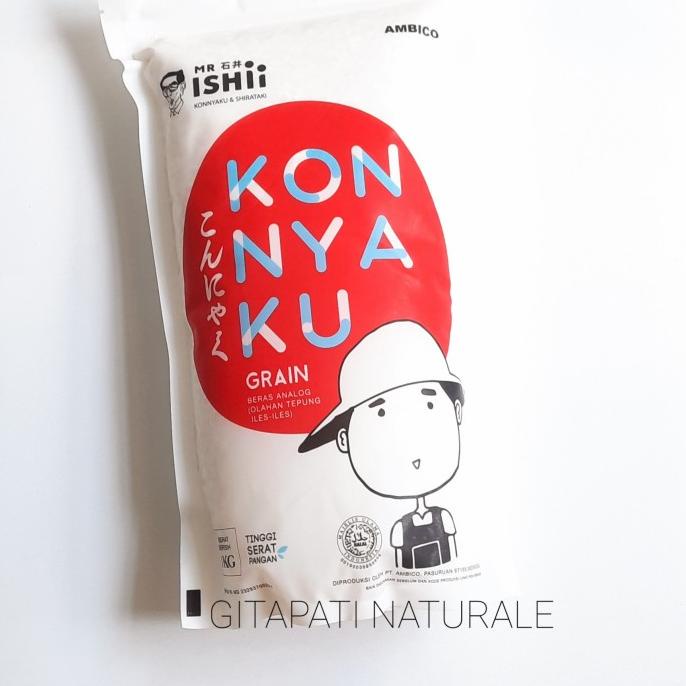 

Mr Ishii Konnyaku Grain 1 Kg | Shirataki Rice | Beras Shirataki