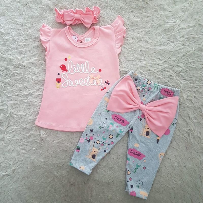 Baju Bayi Little sweetie pants shorts