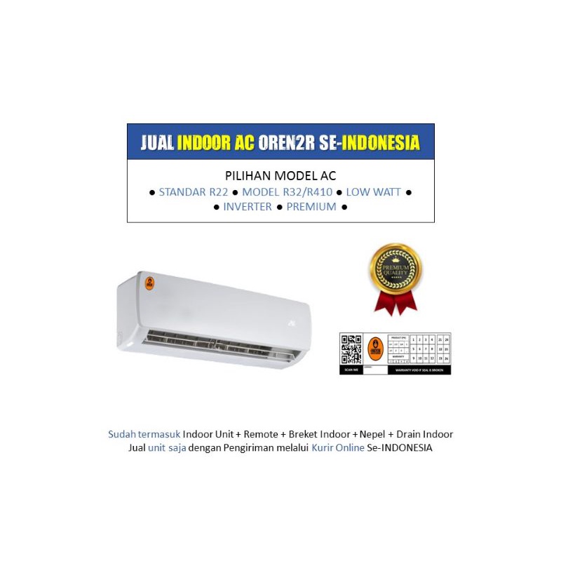 AC bekas seken unit indoor saja