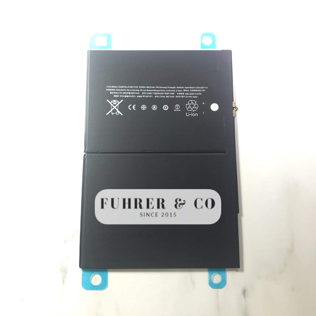 Batre Baterai IPd Air A1484 8827 MAh