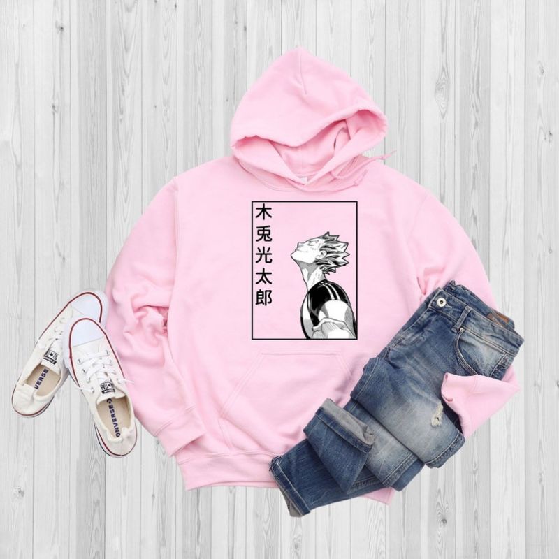 (S - 6XL) Hoodie ANIME Kotaro Bokuto Haikyuu Hoodie Jumper Bigsize Jumbo Oversize Japan Japanese Manga Harajuku Style Unisex Basketball