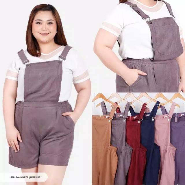 Jumpsuit Overall Bigsize Celana  Kodok  Sorabel Salestock 