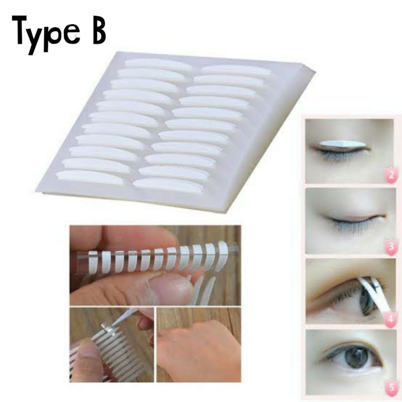 Double Side Eyelid Tape 120pcs/Invisible Double Eyelid Tape Set/Skot Mata/Stiker Mata/Scott Eyelid Tape