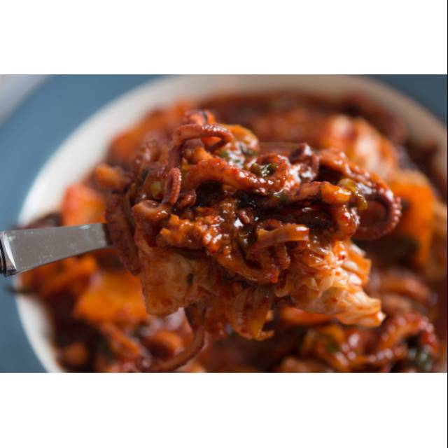 

Nakji bokkeum - stir fried octopus