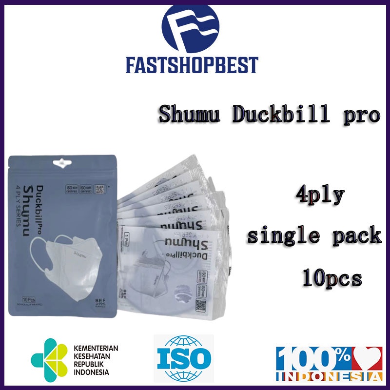 [Shumu]Masker Duckbill PRO mask hitam warna warni masker wajah COD