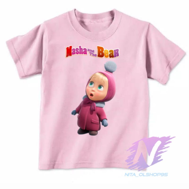 baju anak kaos anak marsa and the bear