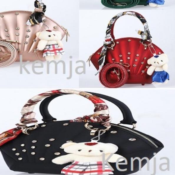 ➴ Jelly Kerang Diamond Tas Wanita Modern Tas Fashion Aksesoris Kosmetik Size Besar ✻