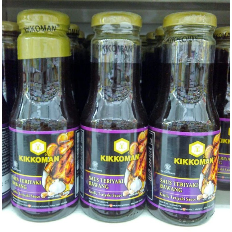 

KIKKOMAN GARLIC TERIYAKI SAUCE 300 GRAM