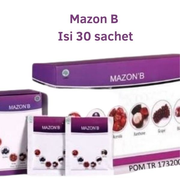 Mazon B Herbal Amazon Berries Asli Original 100% Isi 30 sachet