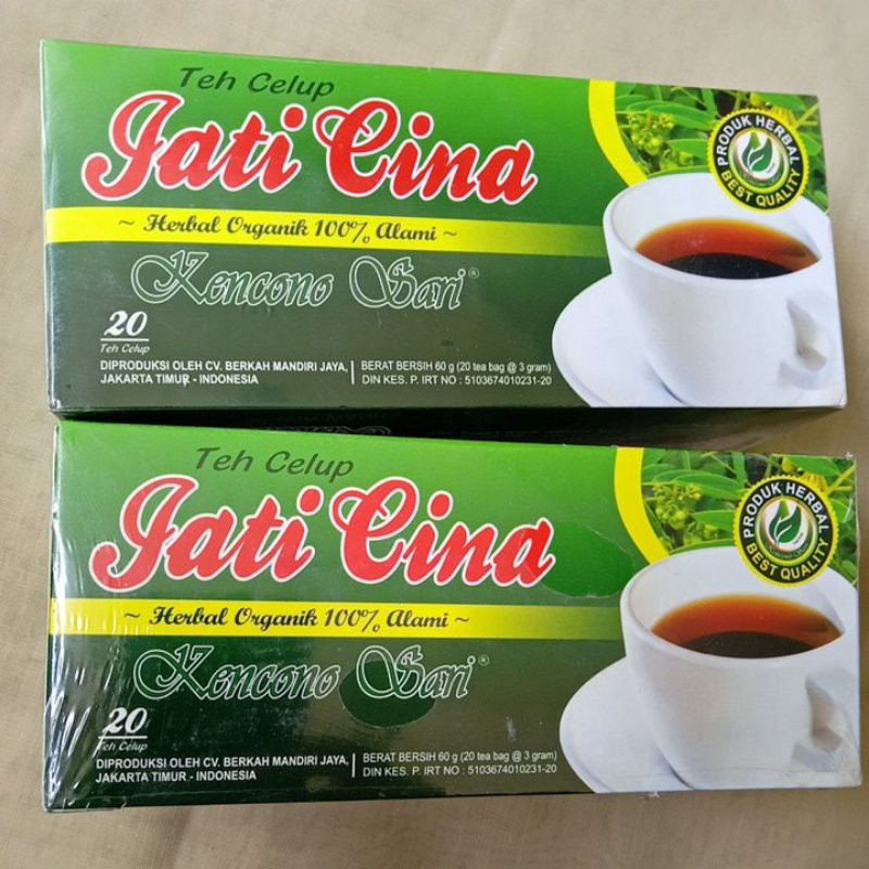 

JATI CINA Kencono Sari | Teh celup' 20 sachet