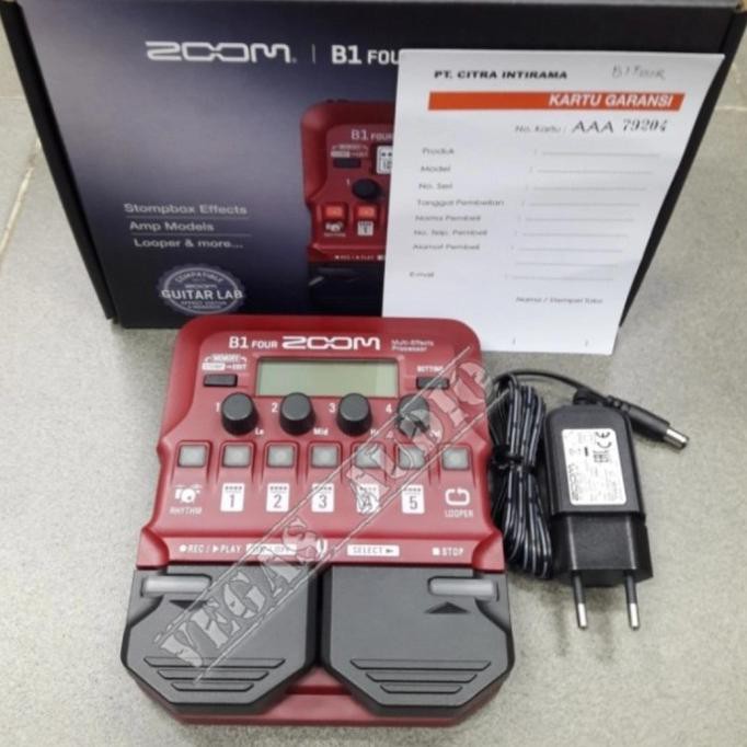 Zoom B1Four Multy Effect Gitar Bass Original