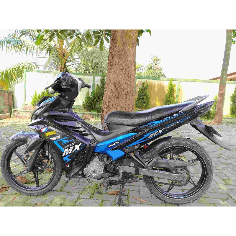 Stripig sticker variasi yamaha new jupiter mx 135 dunlop 20012_2014