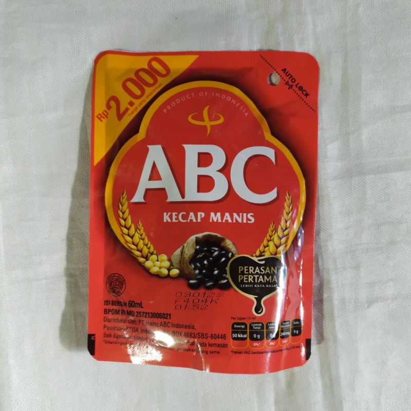 

Kecap ABC 62gr (1 pcs)