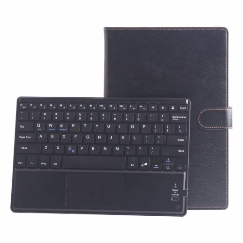 SKB-002 Sarung Universal Tablet Bisa Semua Tablet / Ipad Ukuran 9 - 10.5 Inch / Leather Case Tablet Wireless Bluetooth Folio Cover / Sarung Plus Keyboard 9-10 inch