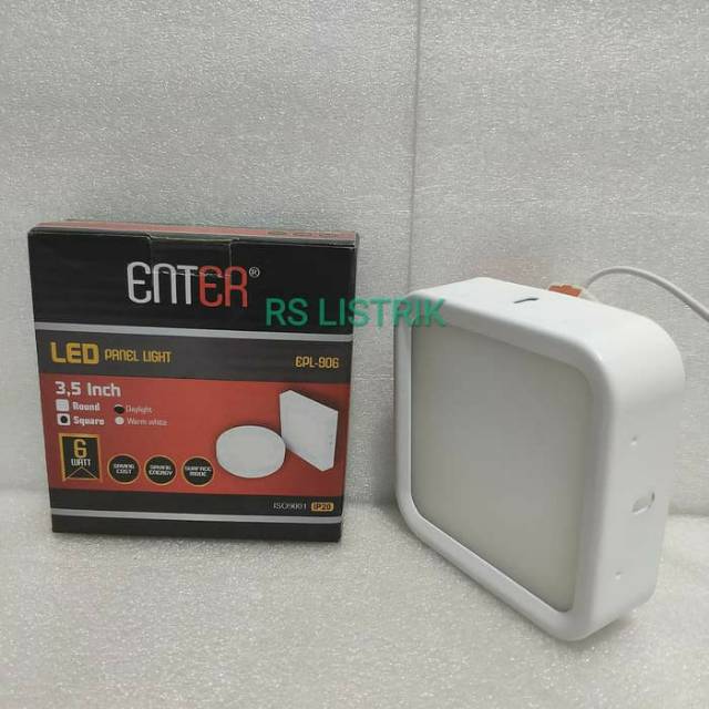 Lampu Downlight LED Panel OB SEGI 6W Outbow 6 W Square 6 Watt BERGARANSI