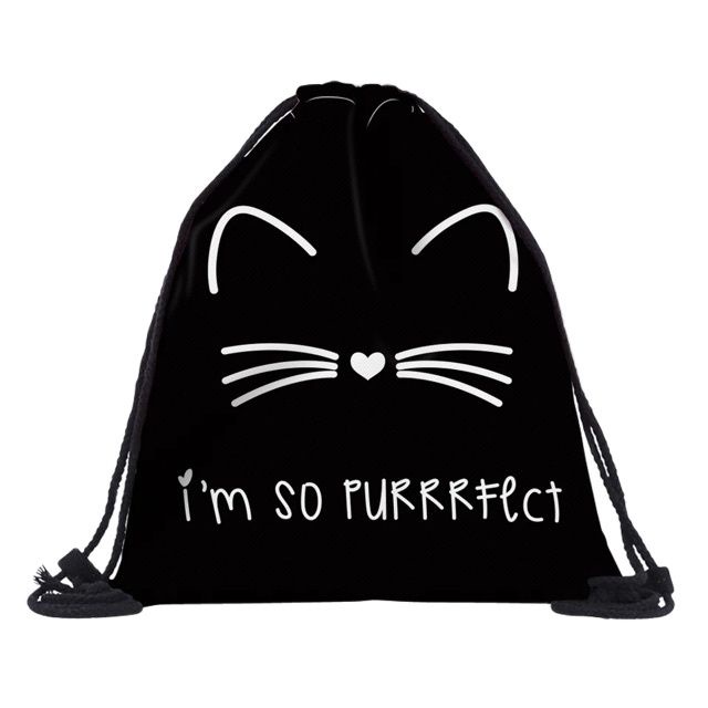 SANSURBAGS I'M SO PERFECT - Ransel Serut Pria Wanita Kanvas Murah