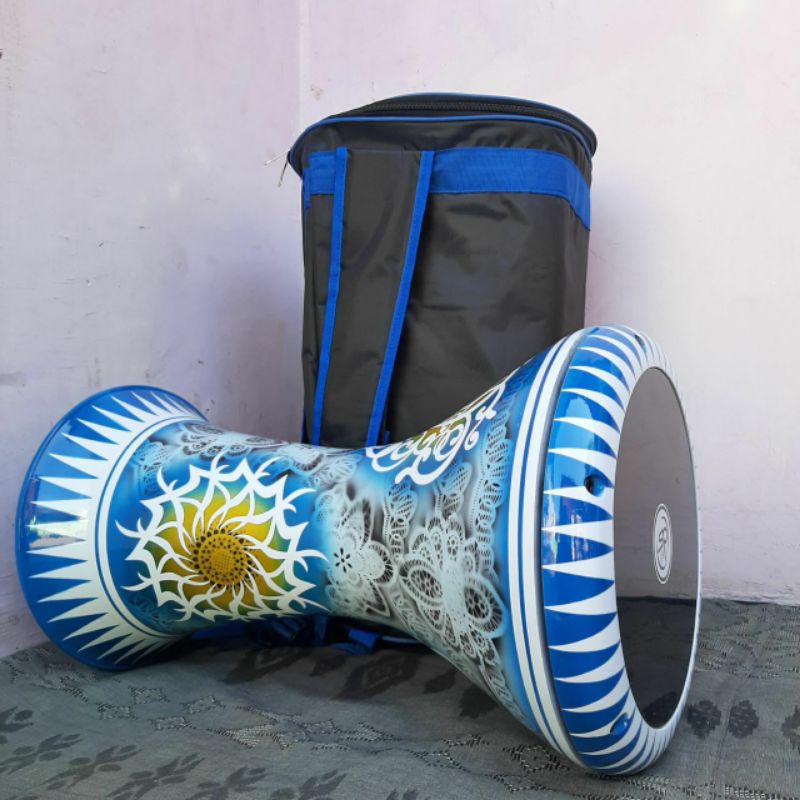 Darbuka Calti Dumbuk Istimewa Motif Timur Tengah 8 Inch Mika Remo Percusion Bahan Berkualitas Aha Bi