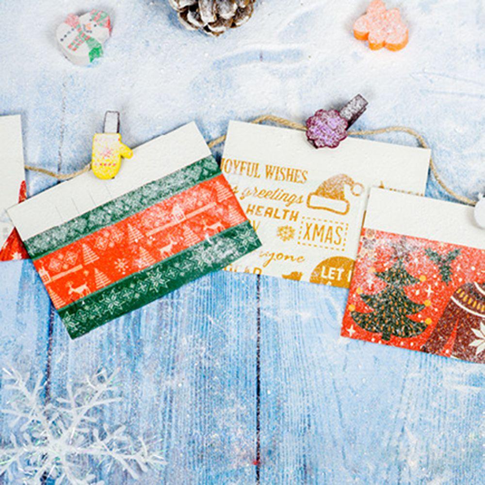 Nanas.ng Tape Kreatif Santa Claus DIY Scrapbooking Stiker