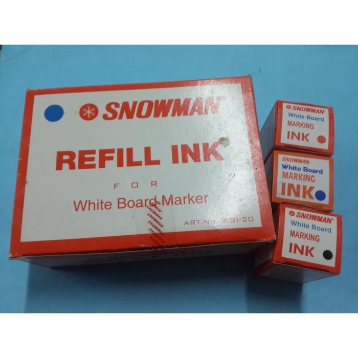 

Nikmati Tinta Spidol Whiteboard Snowman / Snowman White Board Marking Ink /Isi Sale!!!