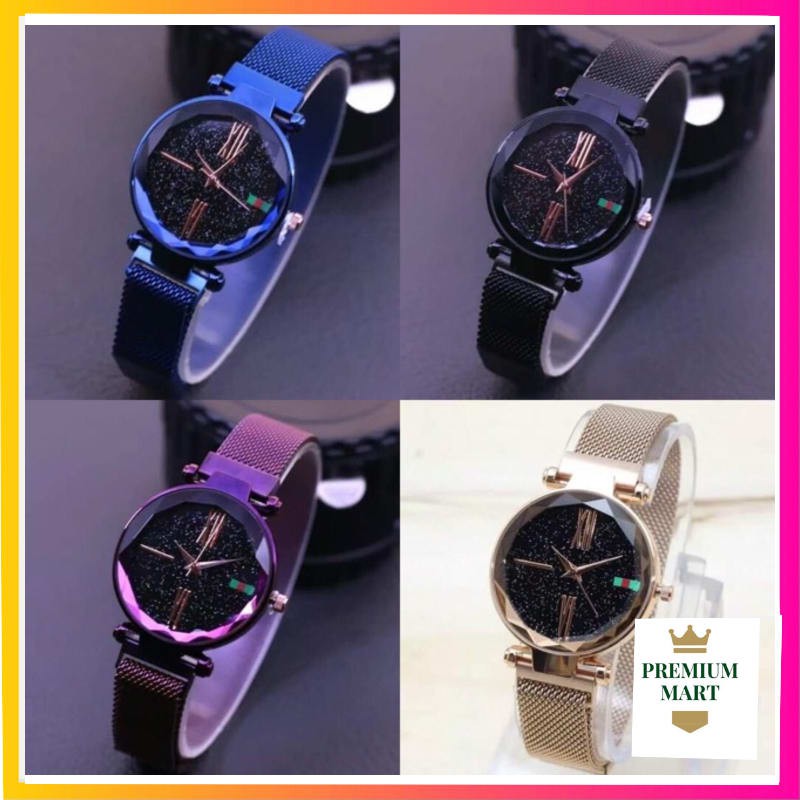 [COD] JAM TANGAN WANITA JAM MAGNET  GC RANTAI JAM TANGAN ANALOG IMPORT JAM MURAH HARGA GROSIR